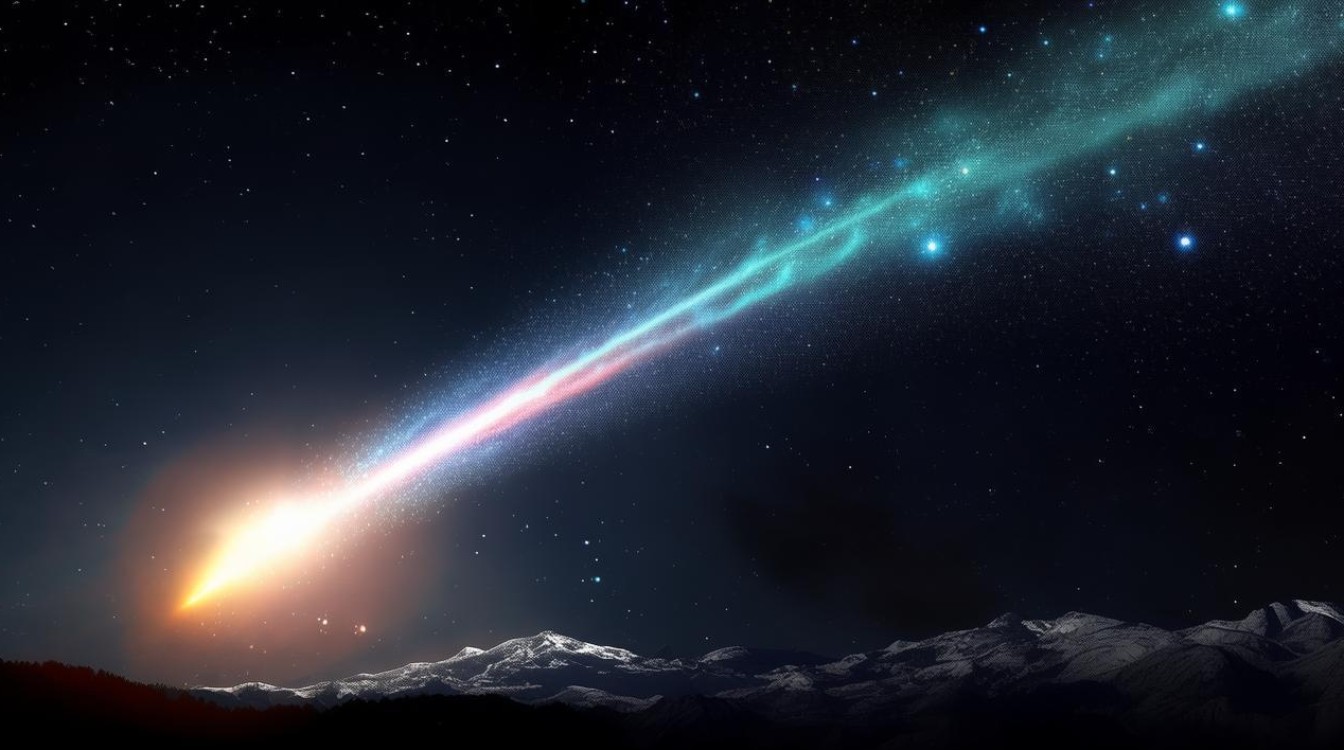 流星划过夜空的唯美句子有哪些？-图2