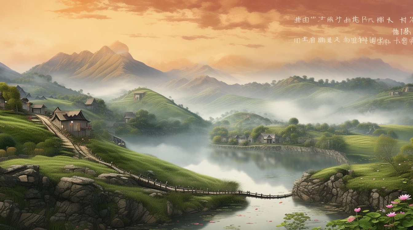 哪些经典成语能生动描绘乡村风光？-图1
