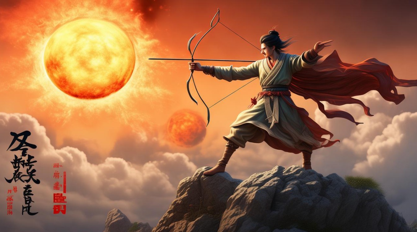 后羿射日成语的寓意和故事是什么？-图1