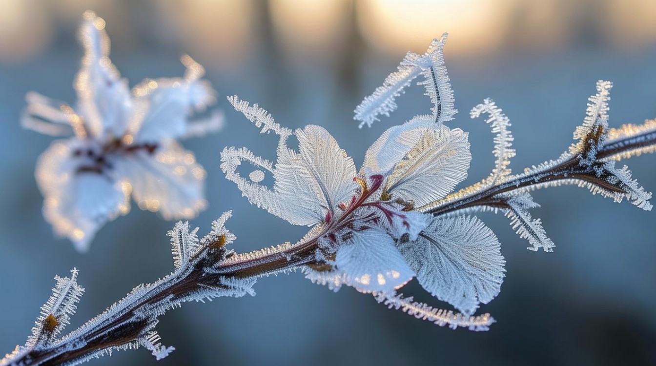 如何用优美句子描写霜花的美丽景象？-图3