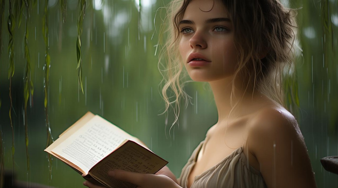 如何用借雨抒情的句子表达情感？-图1