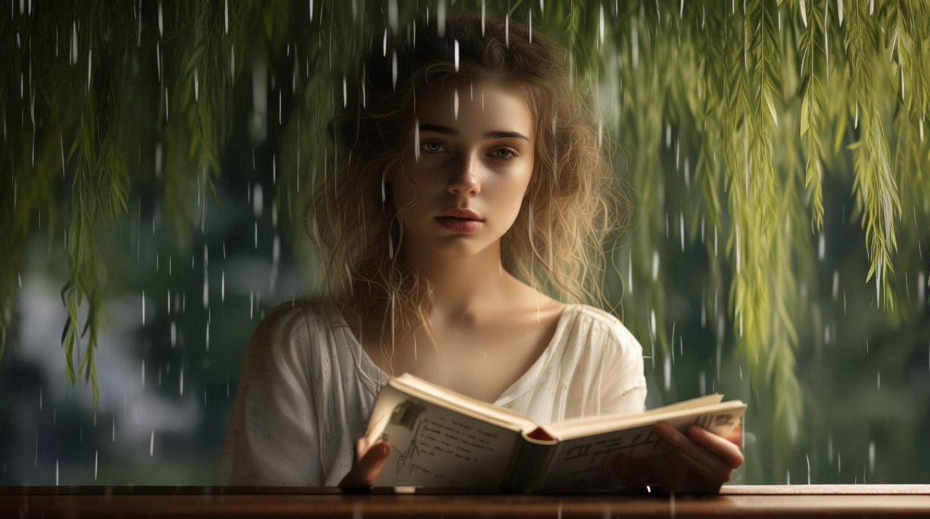 如何用借雨抒情的句子表达情感？-图4