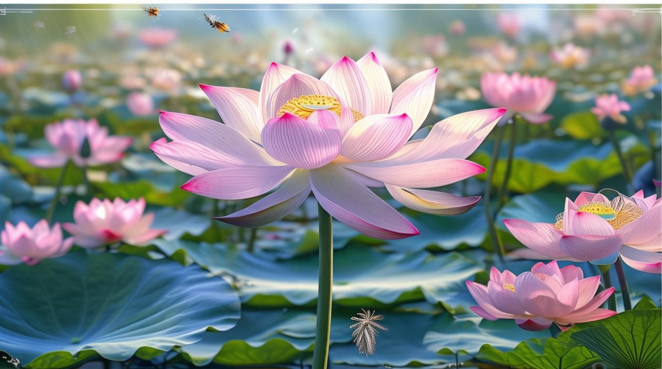 赞美荷花的优美句子有哪些？-图1