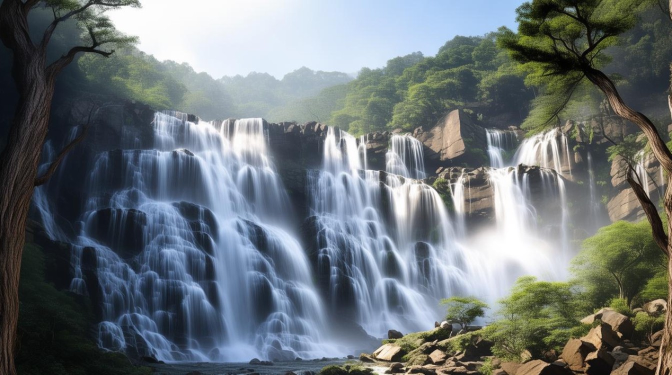 飞流直下三千尺描绘的是哪里的瀑布？-图3