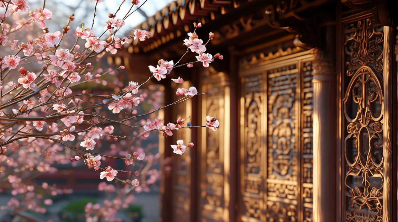 成语中花与门的文化意象如何流转千年？-图1