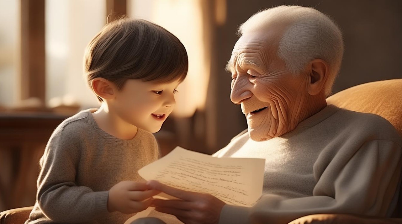 孩子孝敬老人的经典句子有哪些？-图1