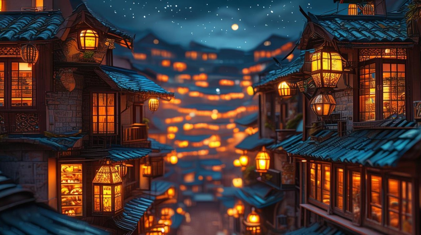 夜幕下的温暖诗行，万家灯火如何点亮人间烟火气？-图2