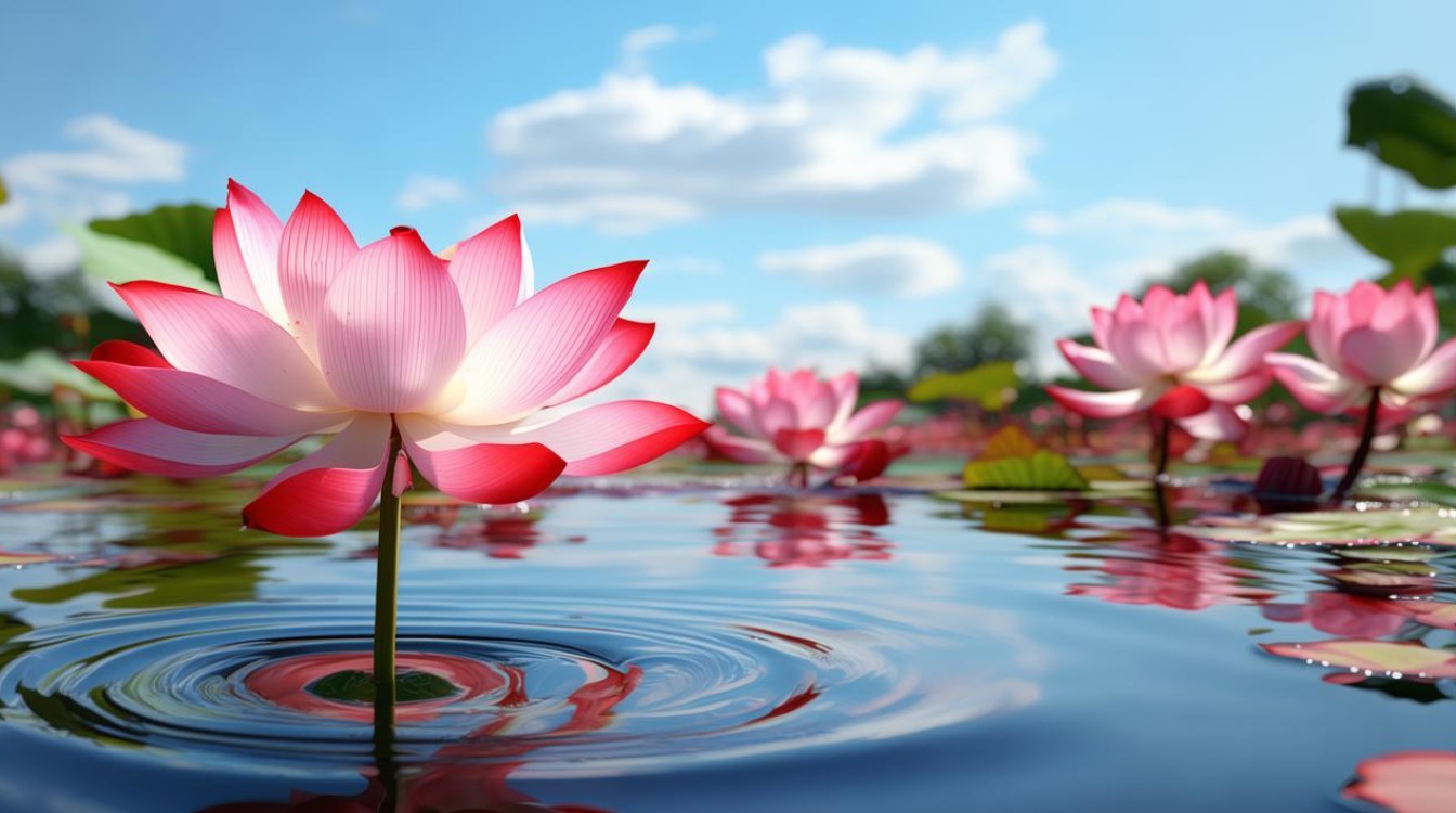 荷花塘的景色如何描写？优美句子与写作技巧分享-图1