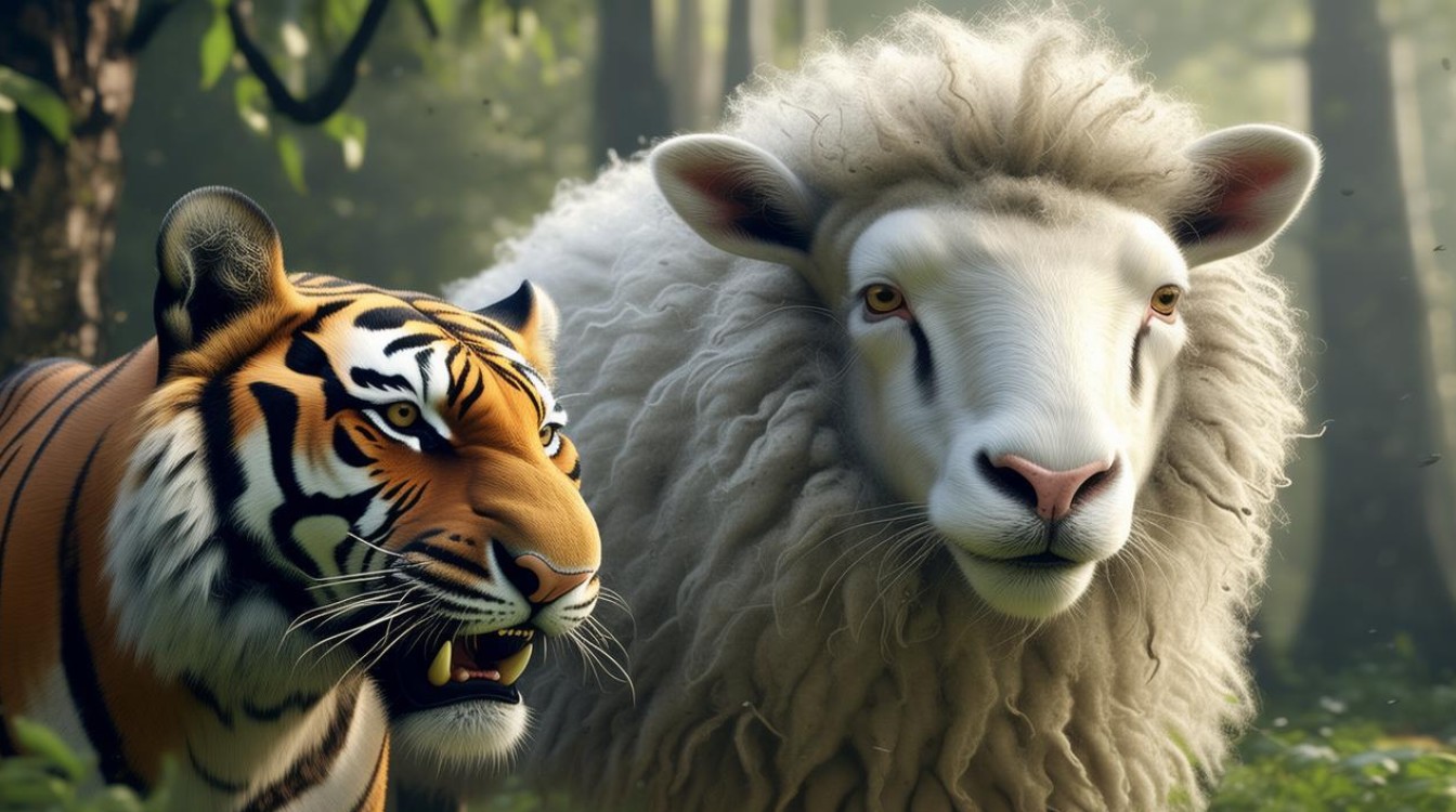 有哪些成语同时包含虎和羊？猛兽与温顺的奇妙组合-图3