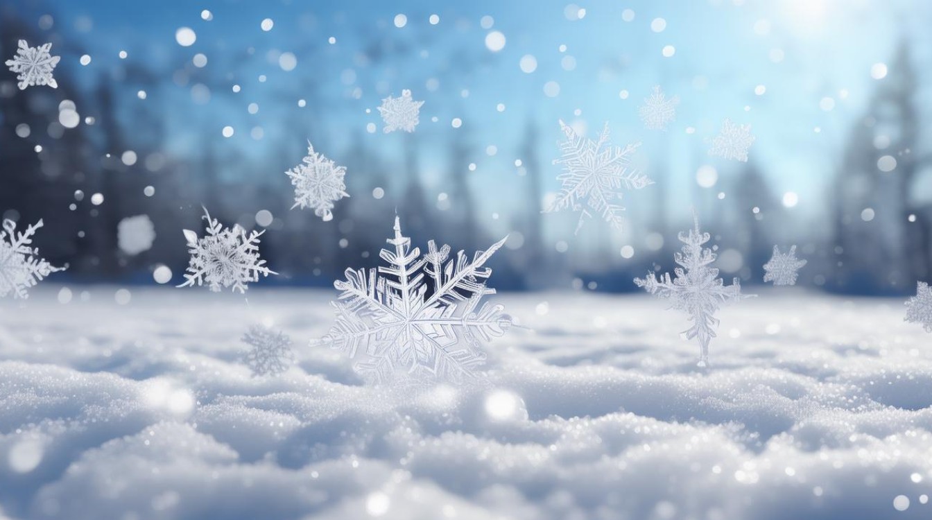 如何用优美句子形容雪花飘落？-图1