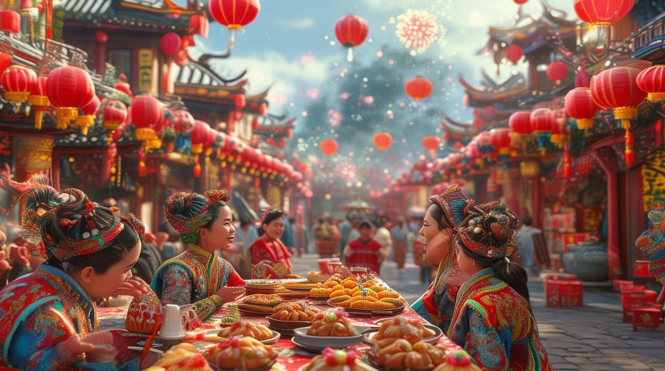如何用优美句子描写春节？-图1