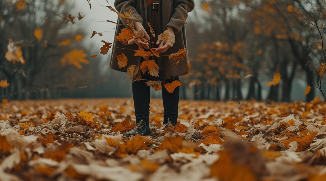 秋叶落尽时，谁在风里数伤痕？解析背后的情感与寓意-图1