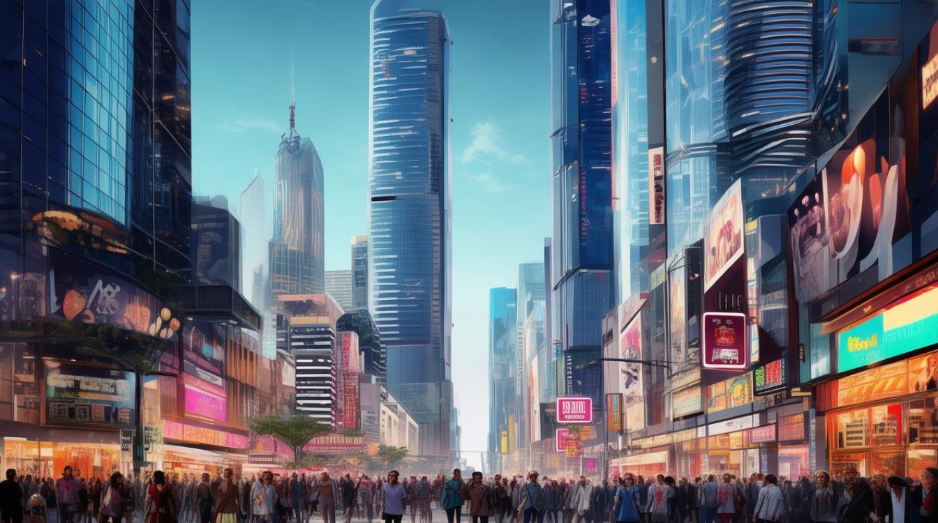 如何用句子生动描写都市的繁华景象？-图1