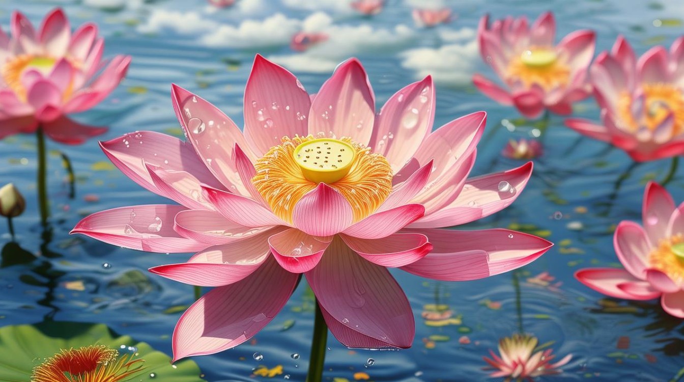描写荷花的优美句子有哪些？-图4