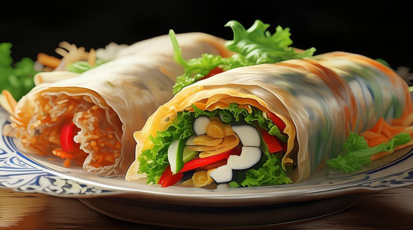 春卷的酥脆外皮和鲜美馅料如何完美结合？-图1