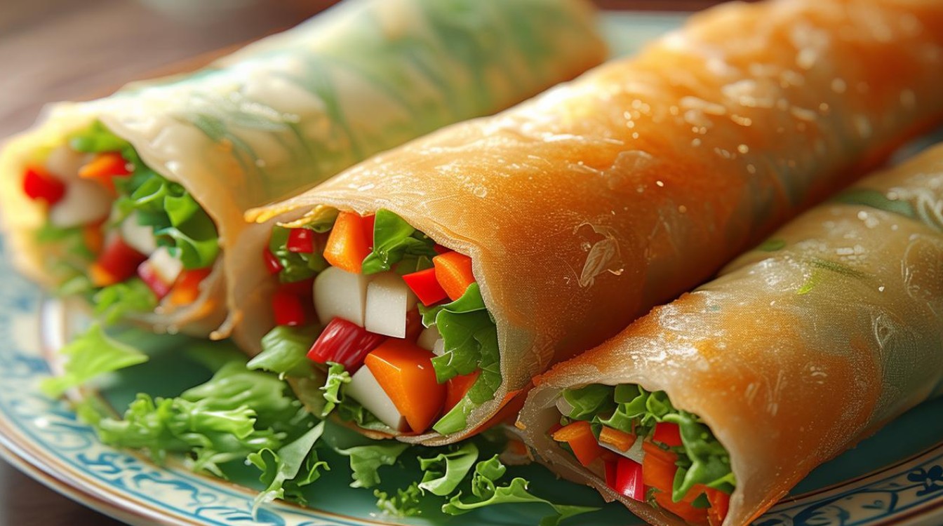春卷的酥脆外皮和鲜美馅料如何完美结合？-图4